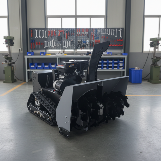 WIGON Self Propelled Remote Control Snow Blower Cordless Brushless Motor Powerful Autonomous Robot Snow Clearing Machine