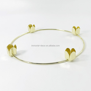 Kim loại hình trái tim người giữ ngọn nến sắt người giữ ngọn nến với xử lý trắng đen và hồng - Product Image 5