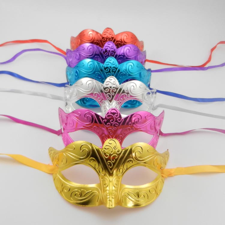 Venetian Masquerade Half Face Party Masks Colorful Mardi Gras Halloween Mask carnival decoration Novelty Gifts Party Favor