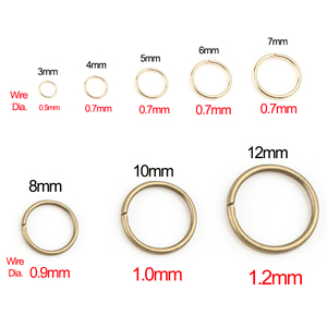 Bán Buôn 200 Cái/túi Chuỗi Vòng Đeo Tay Kết Nối Jump Nhẫn Chia Nhẫn Nhẫn Mở Nhẫn Đối Với Trang Sức Làm - Product Image 3