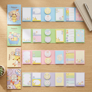 Set de 12 Notas Adhesivas Pokemoned de 6 Pasos, Papelería Coreana para Niños, Bloc de Notas con Personajes Lindos, Modelo AB0172, Distribuidor al por Mayor - Product Image 2
