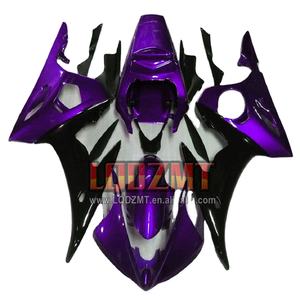 Kit de inyección para YAMAHA 120 YZF600 YZF <span class=keywords><strong>R6</strong></span> YZFR6 03 04 05 157No. 600 Purple Blk YZF 2003 R 6 CC YZF-600 2004 <span class=keywords><strong>2005</strong></span> <span class=keywords><strong>Carenado</strong></span> - Product Image 1