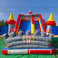 Château gonflable, trampoline gonflable, château gonflable commercial, château gonflable avec toboggan aquatique pour enfants et adultes