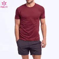 Hohe Qualität Großhandel Günstige Männer Baumwolle Spandex Rundhals Männer Muscle Fit T-shirt Für mann