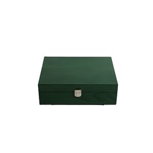 Caja de Madera Rectangular de Lujo para Relojes, Personalizable con Logotipo, Biodegradable, de MDF, para Almacenamiento y Regalo - Product Image 1