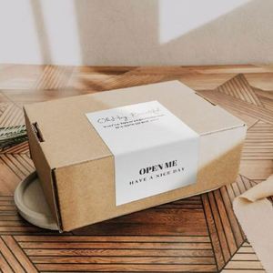 Etiquetas Adhesivas Personalizadas para Cajas de Entrega de Alimentos, Impresión Personalizada, Vinilo Autoadhesivo Impermeable - Product Image 3