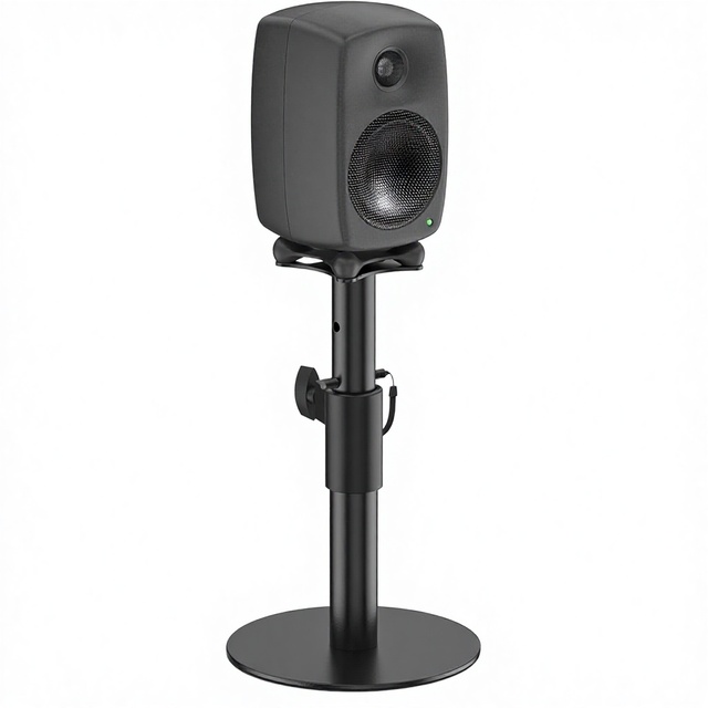 Genelec G3/8030C/8330A Height Adjustable Metal Desktop Speaker Stand with Cable Management for Studio Monitors 30Lbs