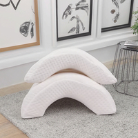 Oreiller personnalisé pour couple à la maison pour dormir sur le côté oreiller en mousse à mémoire de forme à rebond lent oreiller en forme de contour pour la pause déjeuner relaxation