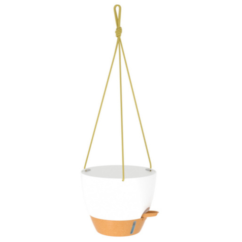 White-brown + cotton rope hanging chain
