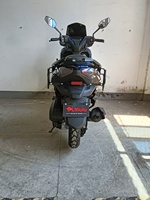Scooter à essence bleu 150cc, cyclomoteur de rue avec pare-brise
