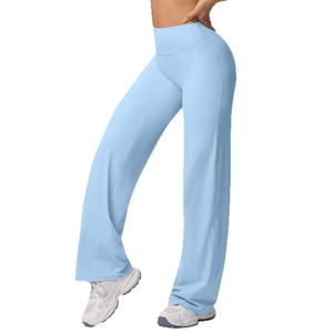 Pantaloni Yoga a Vita Alta e Gamba Dritta per Donne, Leggings Morbidi e Leggeri per <span class=keywords><strong>Palestra</strong></span>, Attività all'Aperto e Uso Casual - Product Image 4