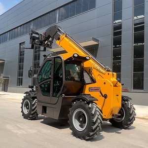 Chariot télescopique 3500 kg, hauteur de levage 7 m, avec benne, niveleuse et tarière en option pour l'entretien routier et les travaux municipaux - Product Image 3