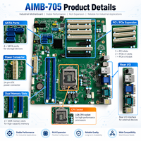 Pour carte mère industrielle Advantech AIMB 705 ATX LGA1151 Chipset H110 pour processeur Intel Core I7 I5 I3 de 6e et 7e génération