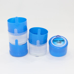 Tapa de Botella de Agua de 5 Galones (19L, 20L, 18.9L) de 55mm con Cierre a Presión, Antimanipulación, Aprobada por la FDA, de PE, Directo de Fábrica, para Producción de Agua, OEM, ODM - Product Image 1