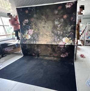 خلفية التصوير التصريحية على شكل زهور مجردة صورة صورة صورة الوالدة بطبعة زهور صورة ديكور ستوديو التصوير - Product Image 5