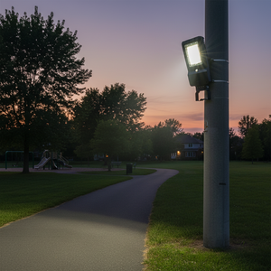 Lampione stradale solare a LED con sensore crepuscolare e di movimento 25W 3000Lm 6000K IP65 (F-Bright 4405022) - Product Image 3