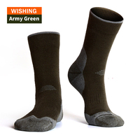 Chaussettes de randonnée en laine mérinos pour hommes Chaussettes de ski et d'alpinisme chaudes et épaisses pour l'hiver pour la randonnée pour hommes et femmes