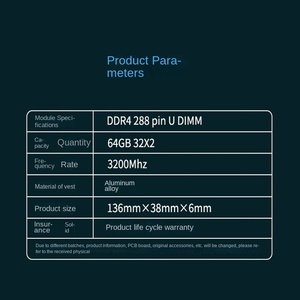 Jin Baida <span class=keywords><strong>DDR4</strong></span> Silver Jue Kit de memoria de escritorio único utilizado para juegos de competición eléctrica para <span class=keywords><strong>RAM</strong></span> de escritorio - Product Image 2