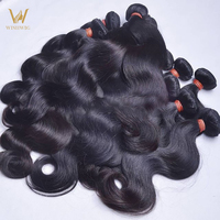 Body Wave péruvien échantillon gratuit, paquets de cheveux humains vierges indiens, cambodtiens brésiliens crus avec Lace frontal Hd