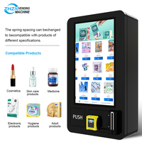 Máquina Expendedora Inteligente de Pared de 32 Pulgadas para Cigarrillos con Nicotina, Pago con Apple Pay y Tarjeta de Crédito, con Verificación de Edad/DNI