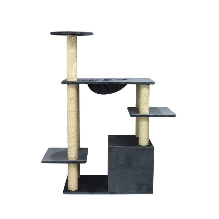Большая башня Кондо Мебель царапинный столб домик для домашних животных игровое дерево для кошек