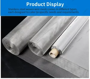 Maille en fil d'acier inoxydable tricotée et tissée de qualité spécifique pour les installations de production d'énergie, perforée pour la filtration et la séparation - Product Image 5