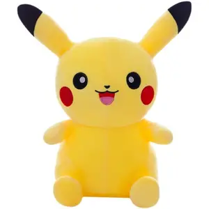 Periféricos de dibujos animados y Anime más vendidos 20-25cm Pokemoned Bikachu Gengar juguete de peluche buen regalo para niños
