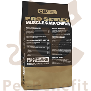 Suplementos Masticables Suaves para Perros para el Aumento Muscular con 11 Proteínas en 1, Glucosamina HCI, para el Crecimiento Muscular Canino, OEM ODM - Product Image 3
