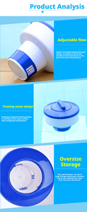 Support de rangement pour piscine, distributeur automatique de comprimés de chlore, petit distributeur de désinfectant pour spa et piscine - Product Image 3