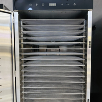 Déshydrateur à 24 plateaux en acier inoxydable pour petites entreprises, capacité de 20-25 kg par lot, adapté aux fruits et légumes, 220v-240v