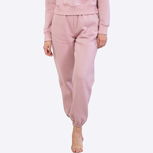Logo personnalisé Baggy Utility Joggers Survêtement <span class=keywords><strong>Pantalon</strong></span> en Polaire Taille Haute Stacked Joggers pour Femmes - Product Image 3