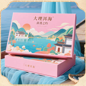 Caja de regalo con diseño de adorno, novedad 2025, artículos periféricos de alto valor, regalo de cumpleaños, caja de embalaje conmemorativa, personalizable - Product Image 4