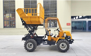 Rueda tipo <span class=keywords><strong>4X4</strong></span> Triciclo aceite Palma fruta elevador cargador transporte Palma jardín volquetes 14.7KW/20HP Sawit Palm Dumper Truck - Product Image 5