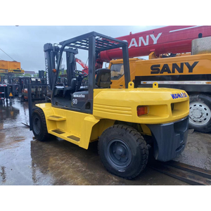 <b>Used</b> Komatsu FD80 8 Ton Diesel Forklift with 1220x125x50 Fork Dimensions Single/Two/Three Stage Mast for Container Warehouse Use - Product Image 6