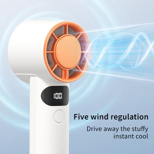 Ventilateur portable USB rechargeable personnalisé avec logo, mini ventilateur turbo, idéal comme cadeau, vente en gros - Product Image 2