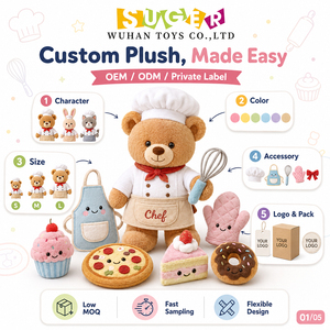 Mainan Boneka Unik Bertema Makanan untuk Promosi Kafe - Bahan Daur Ulang, Branding Kustom, Grosir dalam Jumlah Besar - Product Image 2