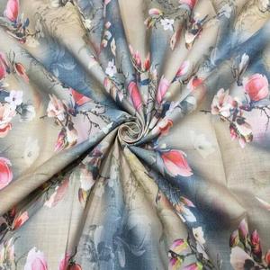 Tissu en coton tissé, doux, respirant, léger, à séchage rapide, pour travaux manuels, couture, robe de mariée, vêtements confortables - Product Image 1