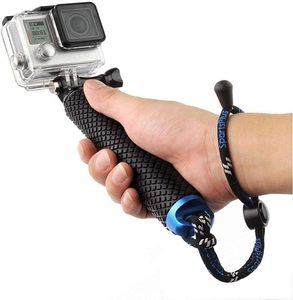 Perche à selfie télescopique extensible en aluminium léger (7-19 pouces) compatible avec Hero 11 10 9 8 7 6 5 4 3+ - Product Image 1