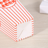 Emballages en carton jetables pour pop-corn, poulet frit, pâtes et snacks, style fantaisie, en matériaux recyclés, vente en gros à prix abordable