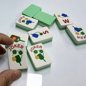 Juego de Mahjong Americano Flotante de Lujo con Temática de Pickleball, 160 Fichas EVA Insumergibles, Palas Portátiles con Iconos de Pelota, Sam's Club - Product Image 2