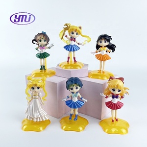 Fabbrica 6 pz/set marinaio luna PVC Action Figure modello giocattolo ornamento del fumetto accessori <span class=keywords><strong>Anime</strong></span> Figure Set - Product Image 1