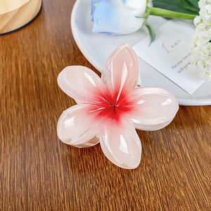 BLISSLIFE <span class=keywords><strong>Sweet</strong></span> Women Girls Accesorios para el cabello Regalo Mini Hawaii Flores Pinzas para el cabello Glitter Flower Hair Claw - Product Image 3