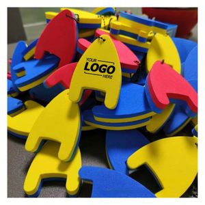 Llavero Flotante Personalizado de EVA con Diseño de Dos Colores, Anillo de Llaves Flotante Creativo para Navegación, Natación y Regalos Promocionales - Product Image 1