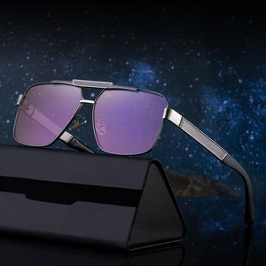 Gafas de sol Lanvin con montura cuadrada para hombre, lentes polarizadas UV400 de PC, montura de plástico y metal negro, gafas de sol para conducir al aire libre - Product Image 4