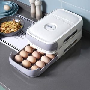 Early Riser Cajón tipo caja de almacenamiento de huevos refrigerador caja de almacenamiento de huevos frescos bandeja de huevos de gran capacidad <span class=keywords><strong>accesorios</strong></span> de cocina - Product Image 3