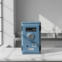 Sunmax Elektrische Kommerzielle Isolierte PU-Speisenwärmebox mit Edelstahloberfläche für Catering, Restaurant, Mahlzeiten-Transport und -Lagerung