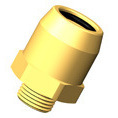 Xiangjia Machinery Brass Push In Coupling 6mm M10x1.5 Automotive Pneumatic Fittings - Product Image 4