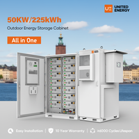 Système de stockage solaire industriel 50 kW ESS, pack de batteries LFP 215 kWh, BMS intelligent, prise en charge Ethernet Modbus TCP/IP, mise à niveau à distance