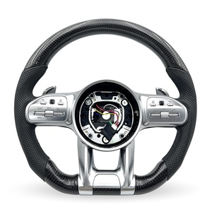Volant de direction en carbone haut de gamme pour <span class=keywords><strong>Mercedes</strong></span> Benz AMG W166 W204 W210 CLS <span class=keywords><strong>63</strong></span> E43 R171 - Product Image 4