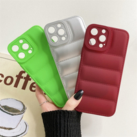 Coque de téléphone Puffer pour vivo Y78 + 5G chine doudoune souple TPU couverture mobile pour vivo Y78 5G Global